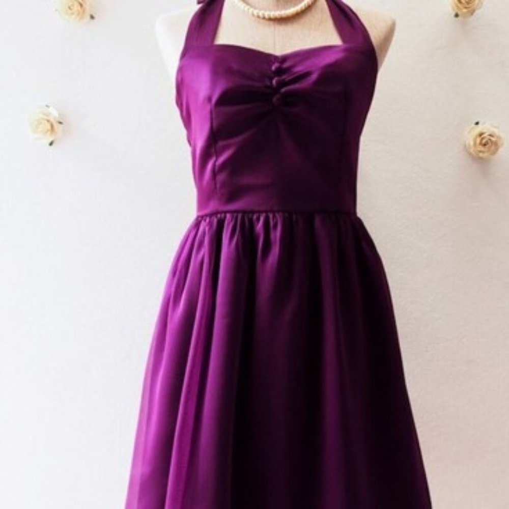 Sweetheart Chiffon Vintage-Inspired Party Dress